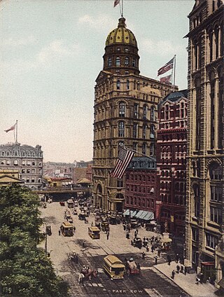 <span class="mw-page-title-main">New York World Building</span> Former skyscraper in Manhattan, New York