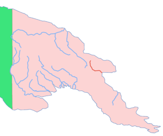 Location of the Markham in Papua New Guinea