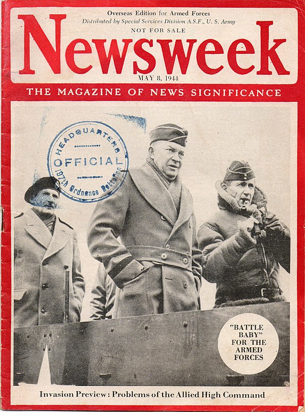 May 8, 1944 WWII "Armed Forces Overseas Edition"