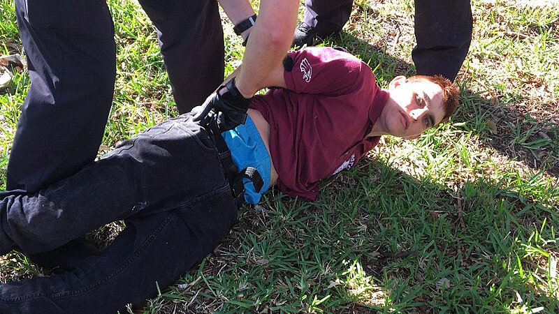 File:Nikolas J. Cruz being arrested by police in Florida, February 14, 2018.jpg