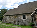North face of the medieval Church of Saint Nicholas, Pyrford. [9]