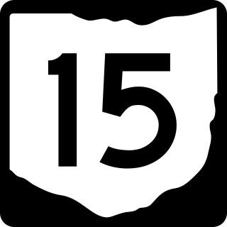 <span class="mw-page-title-main">Ohio State Route 15</span> State highway in northwestern Ohio, US