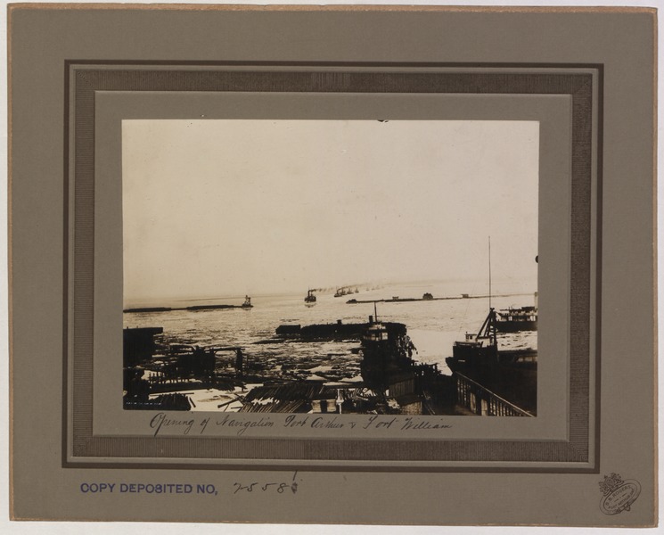 File:Opening of the Navigation, Port Arthur and Fort William (HS85-10-25581) original.tif