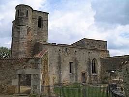 Kyrkan i Oradour-sur-Glane.
