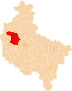 Karte des Powiat Szamotulski