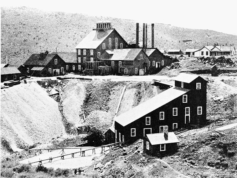 File:PSM V49 D771 Alta mine mill and dump on gold hill.jpg