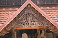 Padmanabhapuram Palace in Tamil Nadu. Wood carving.