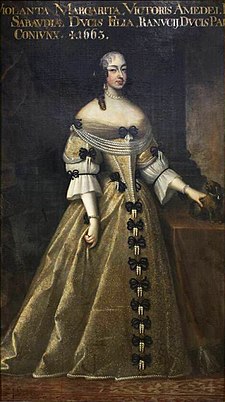 Painting of Margherita Yolanda di Savoia while Duchess of Parma by an unknown artist.jpg