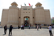 A replica of the Lahore Fort was used to represent the Pakistan Pavilion at the Expo 2010 in Shanghai, China