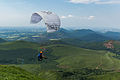 * Nomination Paraglider on the puy de Dôme, France. --Medium69 11:20, 24 September 2015 (UTC) * Promotion Good quality. --Crisco 1492 14:30, 24 September 2015 (UTC)