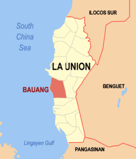Kaart van Bauang