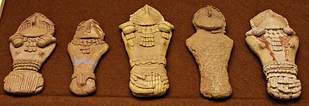 Figures en terre cuite, issues de l'art Fremont, visibles au CEU Prehistoric Museum.