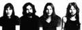 La anoj de Pink Floyd en 1971. Ĉi-tiu foto ĉeestas en la jaketo de la albumo Meddle. De maldekstre: Waters, Mason, Gilmour, Wright.