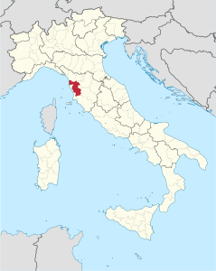 Provincia Pisa - Localizare