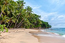 Beach on one of the Pearl Islands - the privateers swept through the islands searching for plunder, where many Spanish residents had hidden Playa Blanca, Saboga, Panama (Unsplash).jpg