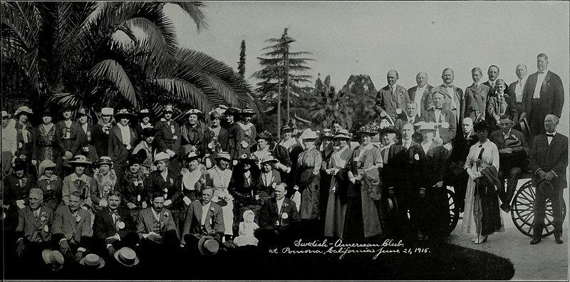 File:Pleasant recollections in pen and picture of the happy hundred members of the Swedish American California Club, making up the "Lutfisk" Special, recalling friends, places and incidents during their (14584426587).jpg