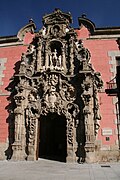 Portada del Real Hospicio de San Fernando (Madrid), de Pedro de Ribera, 1726.