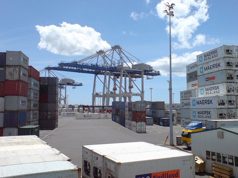 File:Ports of Auckland Fergusson Wharf.jpg