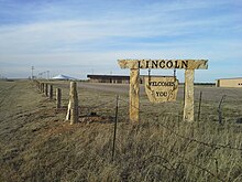 Such Stonepost signs welcome travelers to Post Rock Country communities. Post Rock Country community sign 20160305.jpg