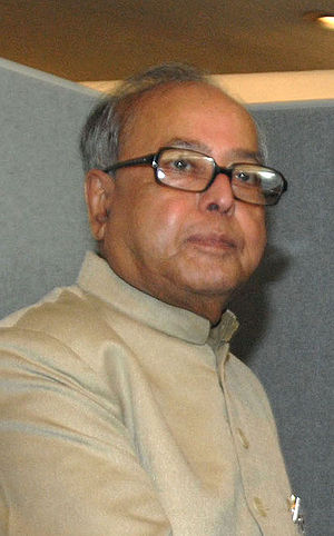 English: Pranab Mukherjee, Indian politician, ...