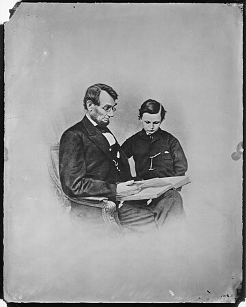 File:President Abraham Lincoln and Tad Lincoln - NARA - 526284.jpg