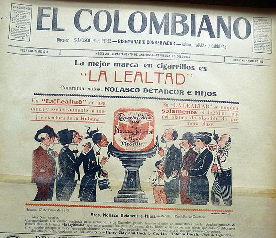 File Primerasedicioneselcolombiano Jpg Wikimedia Commons