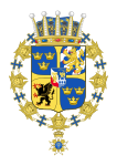 Armoiries du prince Alexander de Suède depuis 2016.
