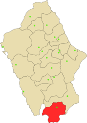 Provincia di Ocros – Mappa