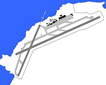 Mappa delle piste dell'aeroporto