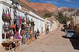 Straat in Purmamarca