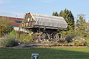 Deutsch: Salzwagen als Denkmal in Rainbach im Mühlkreis