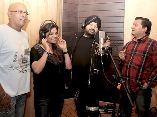 Song recording for the 2012 Bollywood film Chaalis Chauraasi