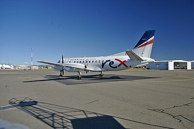 Regional Express Saab 340A VH-KDK YSWG.jpg