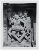 Bas-relief of kendang at Prambanan