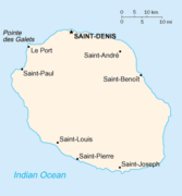 carte de la Réunion