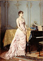 Rose Caron, by Auguste Toulmouche