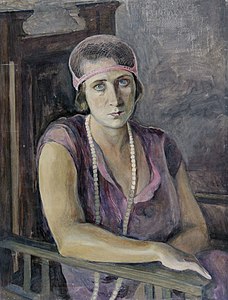 Antonina Rjevskaïa. Portrait de Lioubova Vitoldovna Bialynitski-Biroulia.