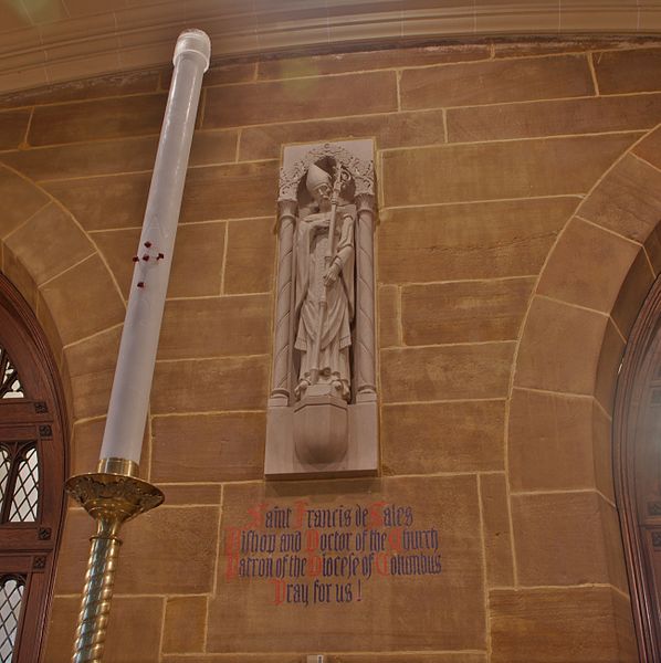 File:Saint Joseph Cathedral (Columbus, Ohio) - St. Francis de Sales statue.jpg