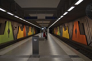 <span class="mw-page-title-main">Samaritaine metro station</span> Metro station in Charleroi, Belgium