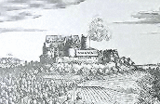 1654 Merian copperplate of the castle Scharzfeld Merian.png
