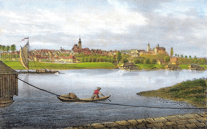 File:Schiffmühlen von Lorenzkirch und Strehla um 1840.jpg