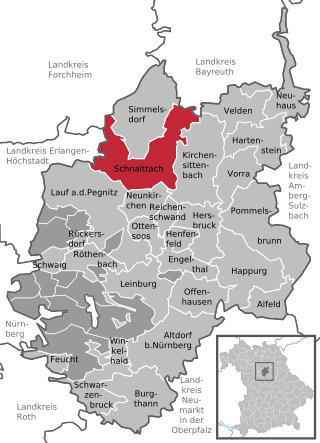 <span class="mw-page-title-main">Schnaittach</span> Municipality in Bavaria, Germany