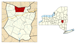 Location in Schoharie County and the state of New York.