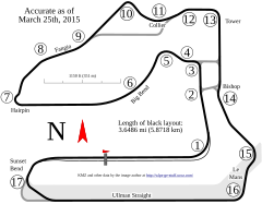 Tracciato di Sebring International Raceway