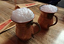 Ayran Some ayran in copper cups.jpg