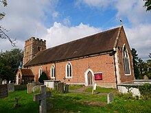 South Face of the Church of Saint Lawrence, Morden (01).jpg