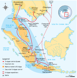 Peta sriwijaya Empayar.