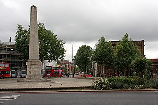 St Georges Circus Urban square and road junction in the London Borough of Southwark