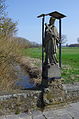 This is a picture of the Bavarian Baudenkmal (cultural heritage monument) with the ID D-6-78-150-51 (Wikidata) St. Nepomuk, Brücke über den Seehausbach, Herlheim, Gemeinde Kolizheim, Unterfranken, Deutschland