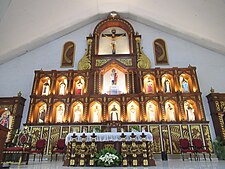 Jejich vyobrazení na oltáři kostela v Navotas